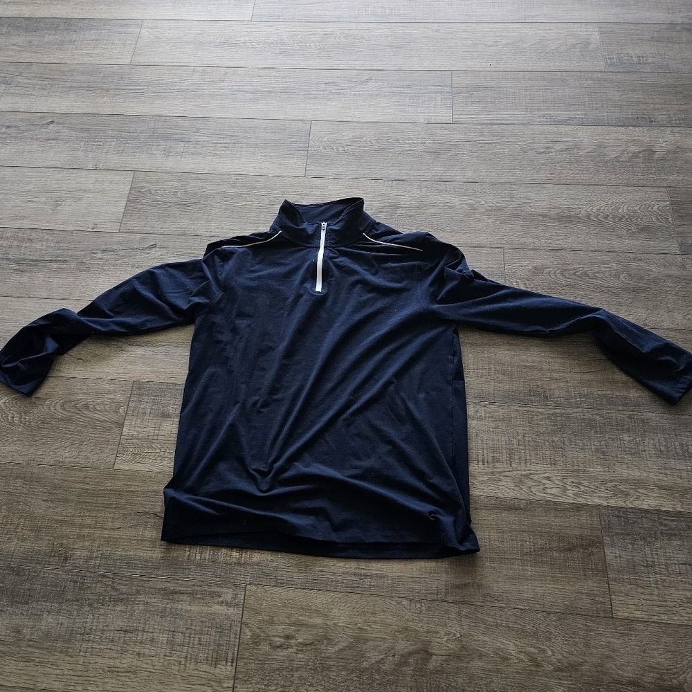 J. Crew Performance Mens XL 3/4 Zip Like New